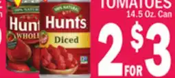 C Town HUNT'S DICED TOMATOES offer