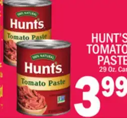C Town HUNT'S TOMATO PASTE offer