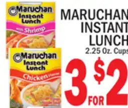 C Town MARUCHAN INSTANT LUNCH offer