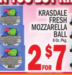 C Town KRASDALE FRESH MOZZARELLA BALL offer