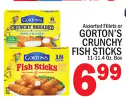 C Town GORTON'S CRUNCHY FISH STICKS offer