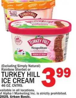 C Town TURKEY HILL ICE CREAM offer