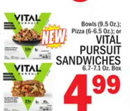 C Town VITAL PURSUIT SANDWICHES 6.7-7.1 Oz. Box offer