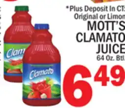 C Town MOTT'S CLAMATO JUICE offer