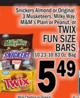 C Town TWIX FUN SIZE BARS offer