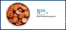 Albertsons Sliced Smoked Sausage Hot offer