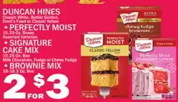 C Town DUNCAN HINES PERFECTLY MOIST 15.25 Oz. Boxes offer