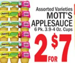 C Town MOTT'S APPLESAUCE offer