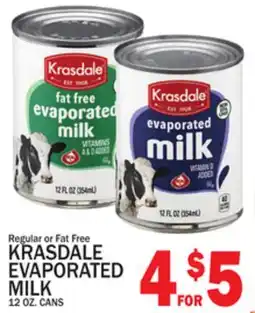 C Town KRASDALE EVAPORATED MILK offer