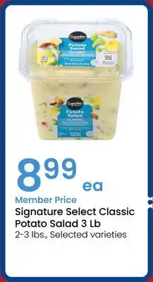Albertsons Signature Select Classic Potato Salad 3 Lb offer