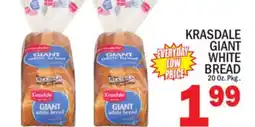 C Town KRASDALE GIANT WHITE BREAD offer