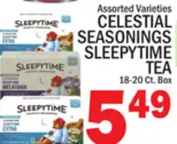 C Town CELESTIAL SEASONINGS SLEEPYTIME TEA offer