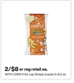 CVS Frito-Lay Simply snacks offer
