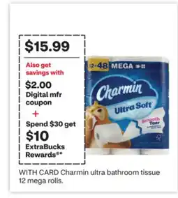 CVS Charmin ultra bathroom tissue offer