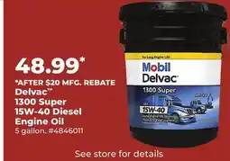 Runnings Delvac 1300 Super 15W-40 Diesel Engine Oil offer