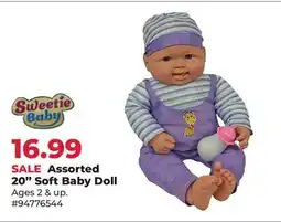 Runnings Assorted 20 Soft Baby Doll offer