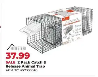 Runnings 2 Pack Catch & Release Animal Trap offer