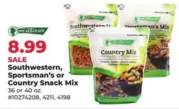 Runnings Southwestern, Sportsman's or Country Snack Mix offer