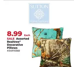 Runnings Assorted Realtree Decorative Pillows offer