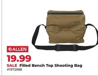 Runnings Filled Bench Top Shooting Bag offer