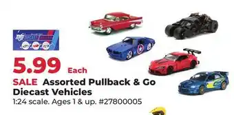 Runnings Assorted Pullback & Go Diecast Vehicles offer