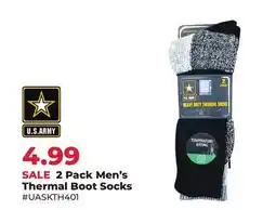 Runnings 2 Pack Men's Thermal Boot Socks offer