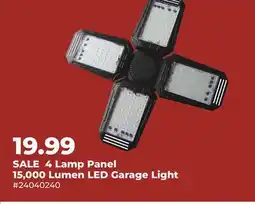 Runnings 4 Lamp Panel 15, 000 Lumen LED Garage Light offer