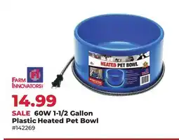 Runnings 60W 1-1/2 Gallon Plastic Heated Pet Bowl offer