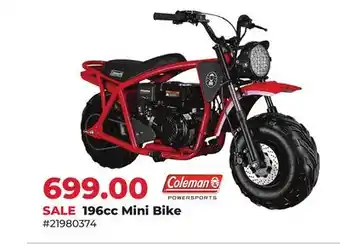 Runnings 196cc Mini Bike offer