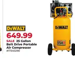 Runnings 25 Gallon Belt Drive Portable Air Compressor offer