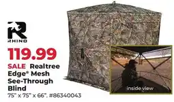 Runnings Realtree Edge Mesh See-Through Blind offer