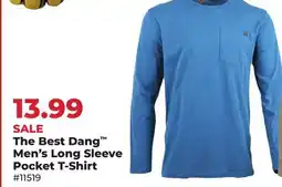 Runnings The Best Dang Men's Long Sleeve Pocket T-Shirt offer