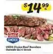 Winn Dixie USDA Choice Beef Boneless Outside Skirt Steak offer