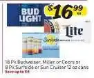 Winn Dixie Budweiser, Miller, Coors, Surfside, Sun Cruiser offer