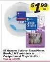 Winn Dixie SE Grocers Cutlery, Foam Plates, Bowls, Lid Containers or Compartment Trays offer