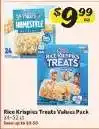 Winn Dixie Rice Krispies Treats Value Pack offer