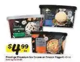 Winn Dixie Prestige Premium Ice Cream or Frozen Yogurt offer