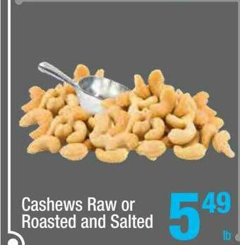 Super King Markets Cashews Raw Or Roasted And Salted offer