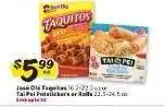 Winn Dixie José Olé Taquitos or Tai Pei Potstickers or Rolls offer