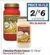 Winn Dixie Classico Pasta Sauce offer