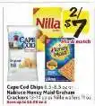 Winn Dixie Cape Cod Chips or Nabisco Honey Maid Graham Crackers or Nilla Wafers offer
