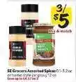 Winn Dixie SE Grocers Assorted Spices or Home Style Jar Gravy offer