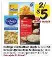 Winn Dixie College Inn Broth or Stock / SE Grocers Deluxe Mac & Cheese offer