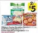 Winn Dixie Pillsbury Toaster Strudel or Danish, Kraft Pizza Bagel Bites, Green Giant Riced Vegetables offer