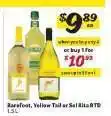 Winn Dixie Barefoot, Yellow Tail or Sol Rita RTD offer