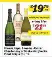 Winn Dixie Mumm Napa, Sonoma-Cutrer Chardonnay or Santa Margherita Pinot Grigio offer
