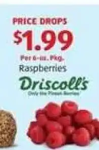 Aldi Driscoll's Raspberries offer