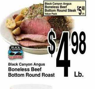 Super Saver Boneless Beef Bottom Round Roast offer