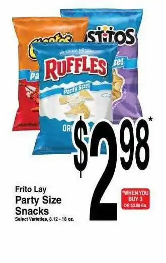 Super Saver Party Size Snacks offer