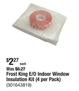 The Home Depot Frost King E/O Indoor Window Insulation Kit (4 per Pack) offer